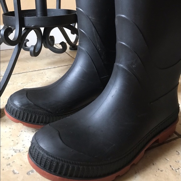 Black Rain Boots - Picture 3 of 5
